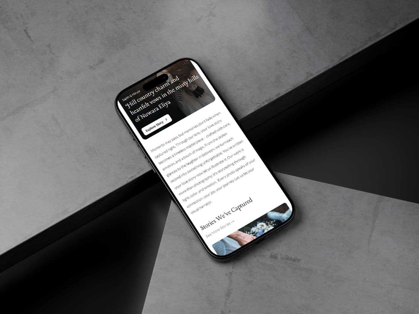 The Signature Photofolio interface 3