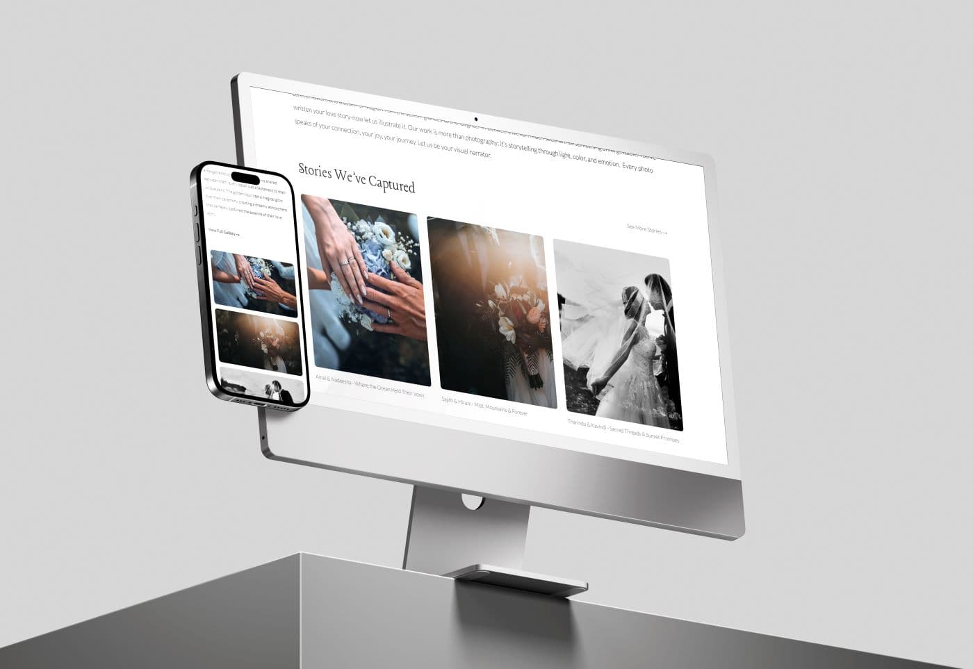 The Signature Photofolio interface 2