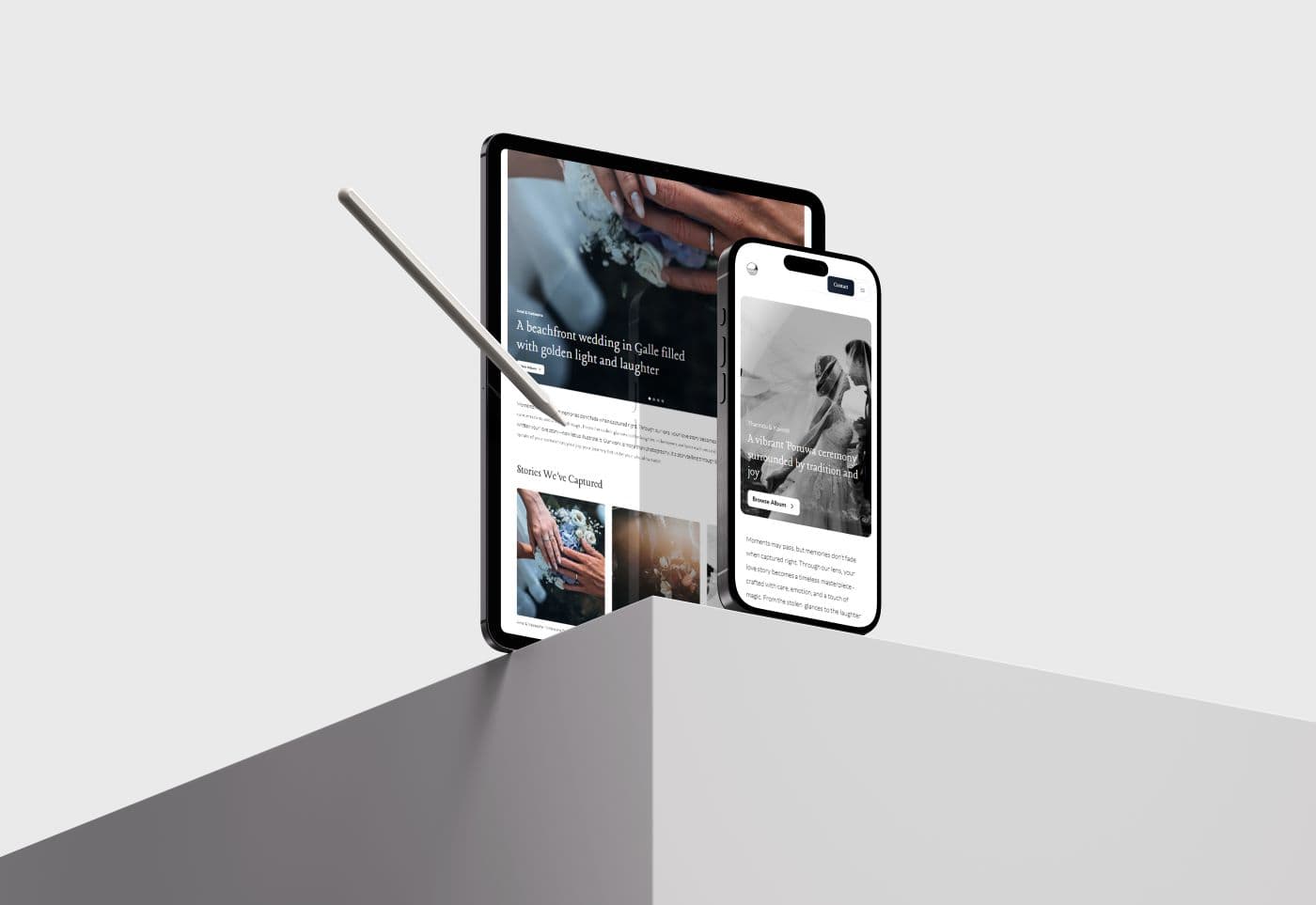 The Signature Photofolio interface 1