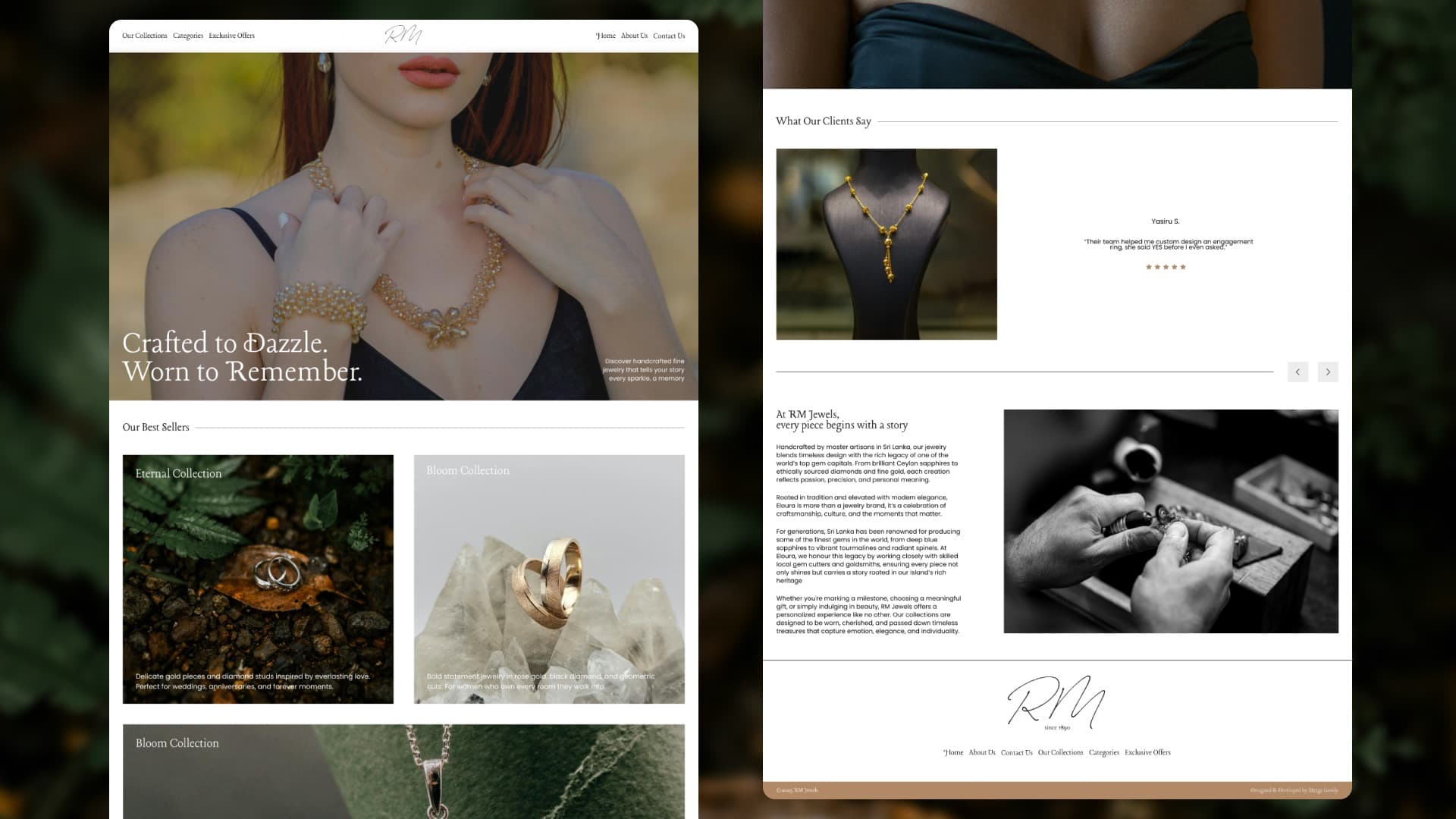 RM Jewels Luxury Website 1